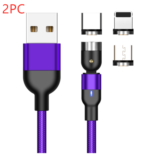 Rotating Magnetic Charging Cable, USB Type C and Fast Charge
