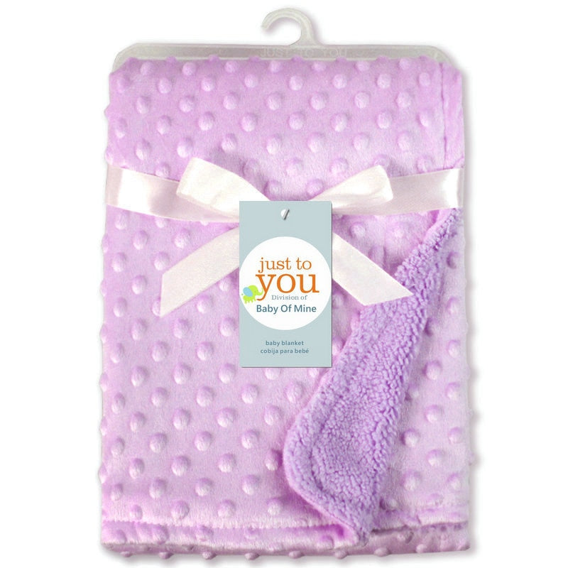 Soft Polka Dot Baby Blanket, Newborn Swaddle Wrap Envelope