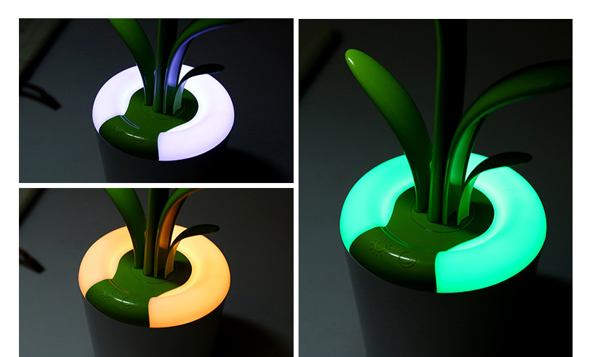 Modern USB LED Desk Lamp With 3 Brightness Levels And Night Mode
