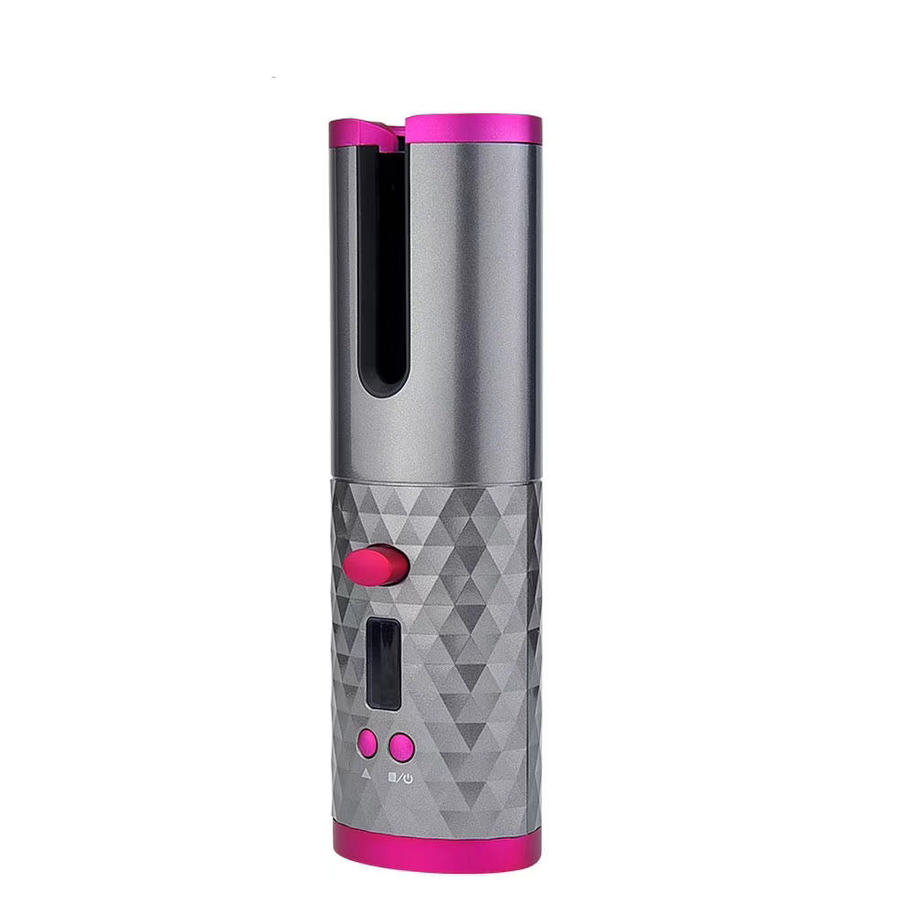 Cordless Automatic Hair Curler, Wireless Rotating Curling Iron