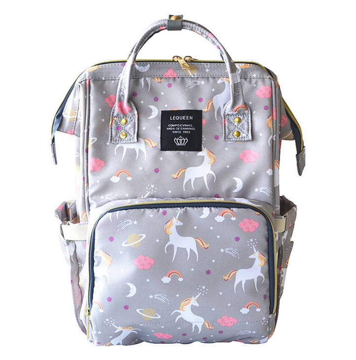 Large Capacity Mummy Nappy Bag with Bottle Pockets