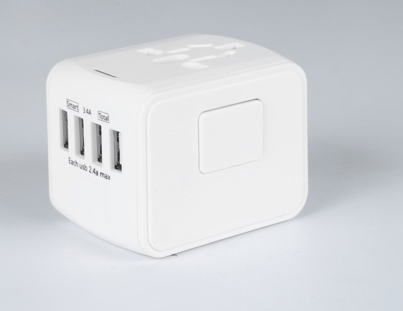 Multi-Function Travel Plug Adapter, Multinational Converter Socket