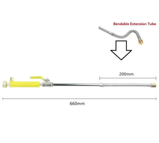 High Pressure Car Washing Water Sprayer Nozzle with Hose Wand