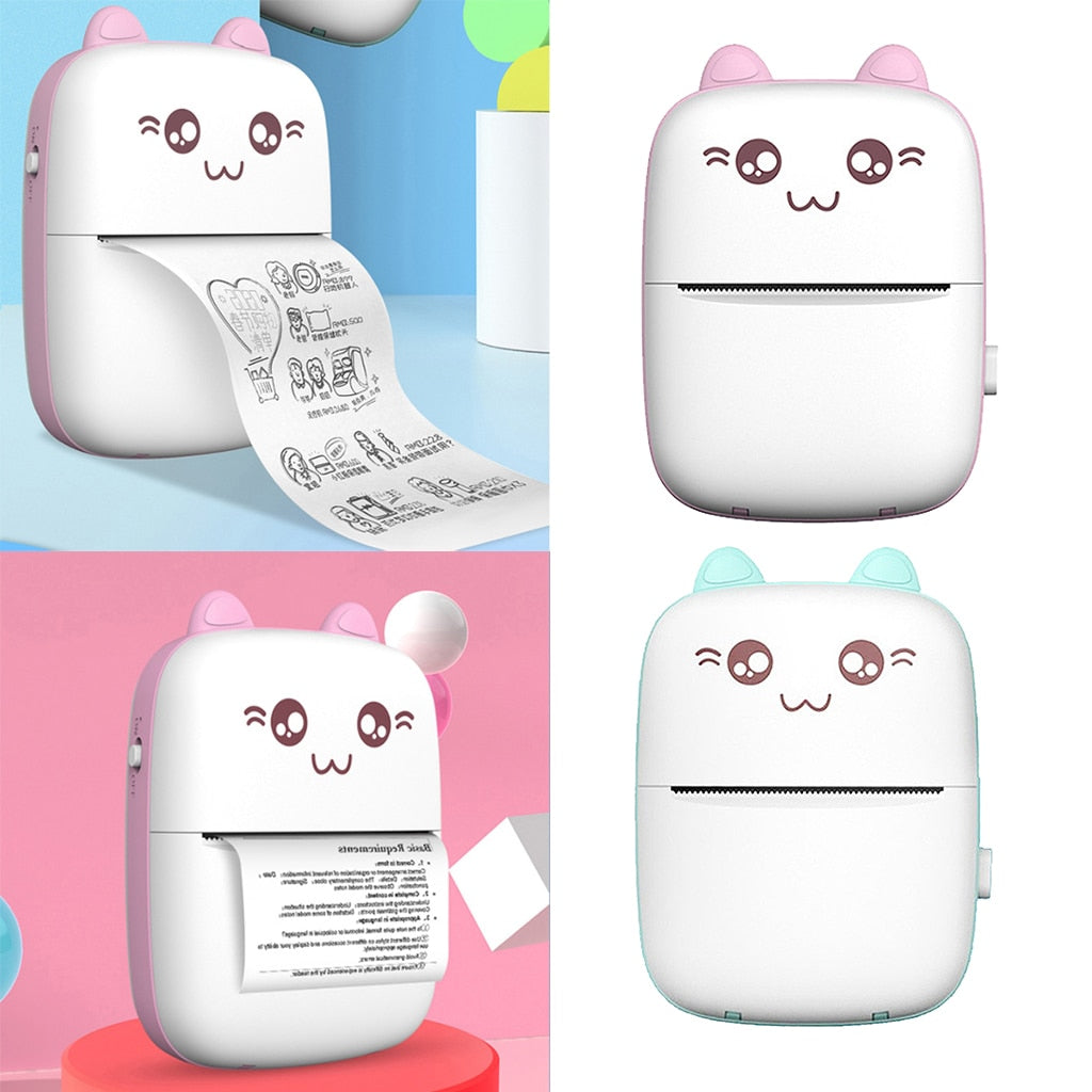 Mini Bluetooth WiFi Pocket Printer For Photos, Notes And Labels