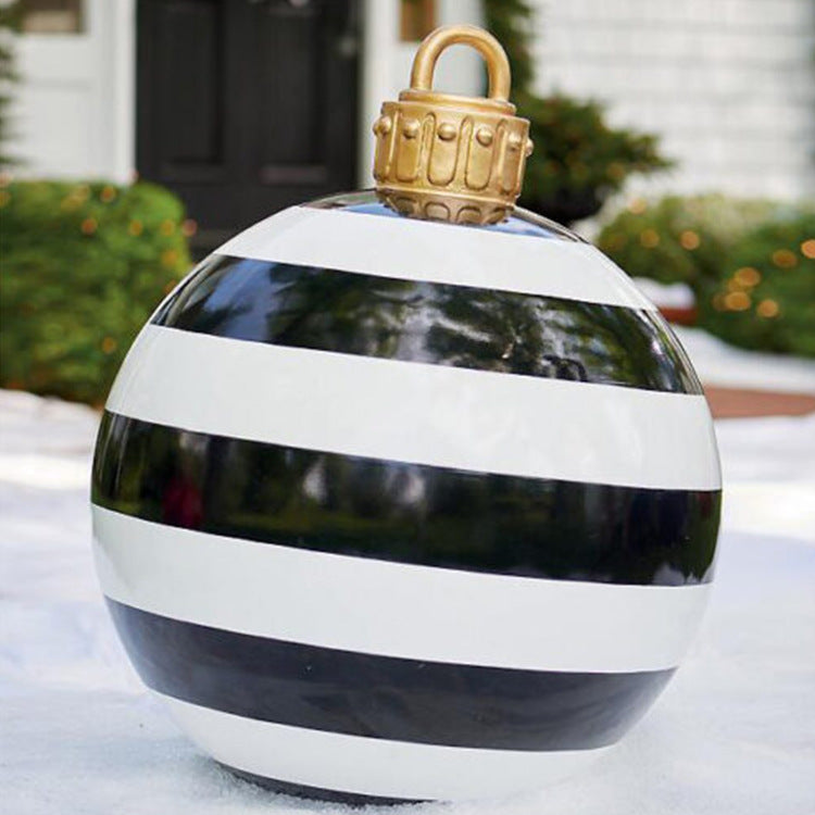60cm Outdoor Inflatable Christmas Ornament Ball in PVC