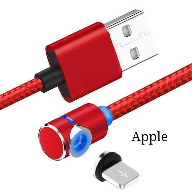 LED Magnetic Charging Cable with USB and Type C in Many Options