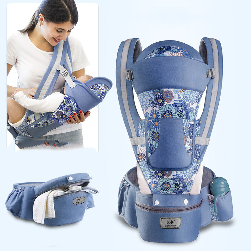 Ergonomic 3-in-1 Baby Hip Seat Carrier, Front Facing and Breathable