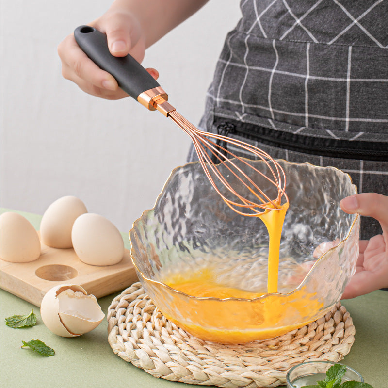 Kitchen Peeler and Utensil Set with Copper-Plated Holder