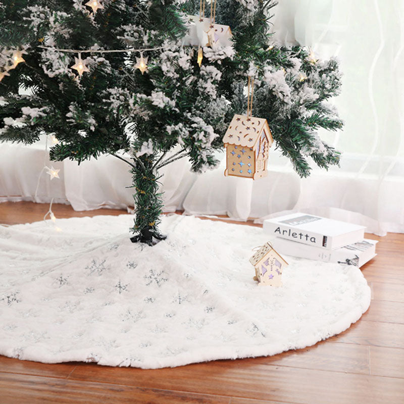 Christmas Tree Skirt in Silver Gold or Colourful Sequin Style