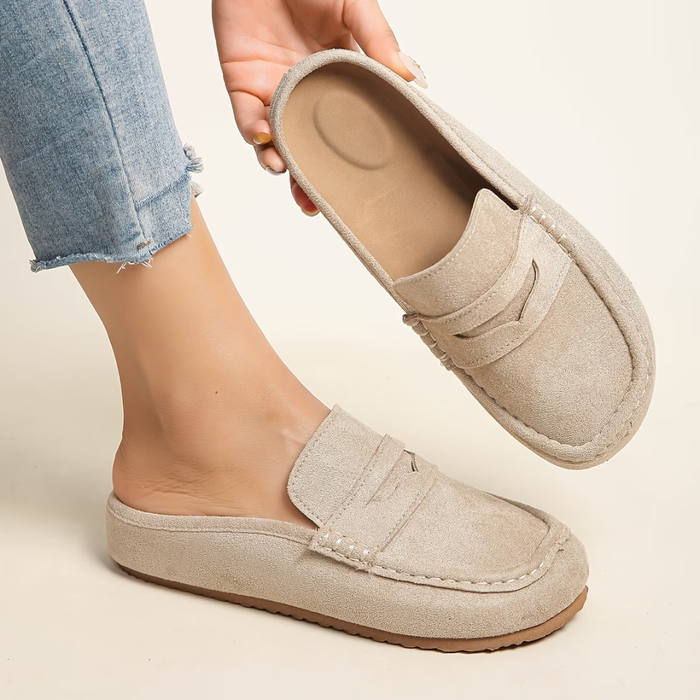Rhianna | Mocassins elegantes de camurça macia