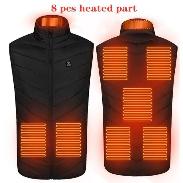Washable USB Heated Vest, Electric Winter Body Warmer