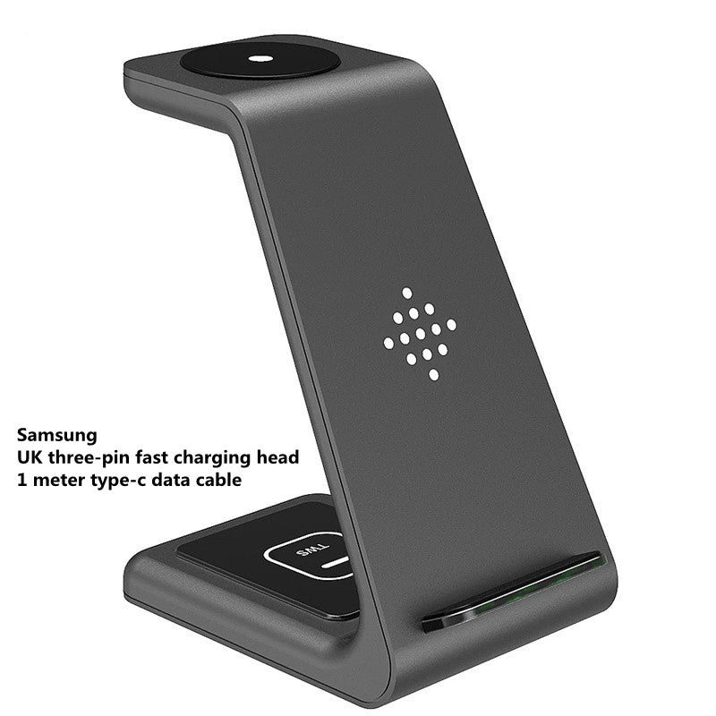3-in-1 Wireless Charging Station Stand for Phones, Watch and Earbuds
