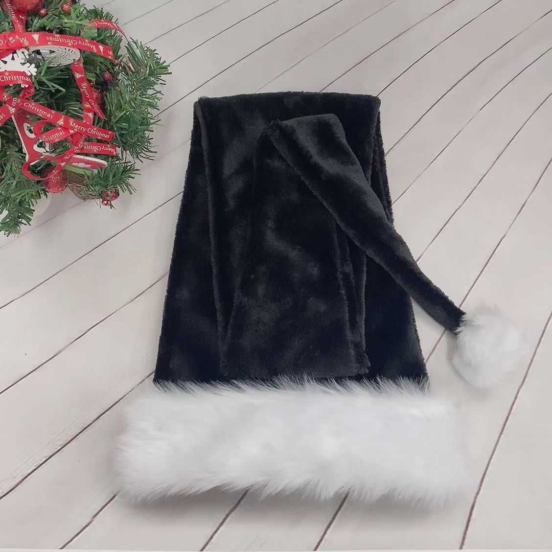 Extra Long Plush Santa Hat in Many Colours 150cm Christmas Cap