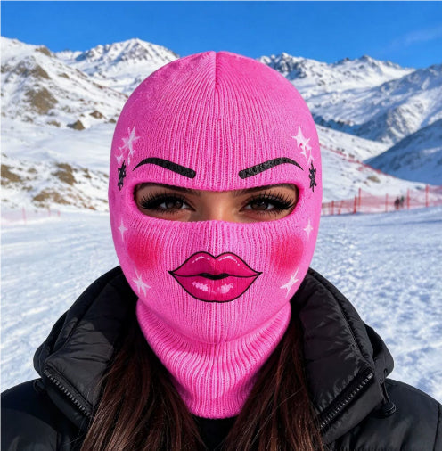 Printed Novelty Ski Mask Balaclava For Cycling And Outdoors