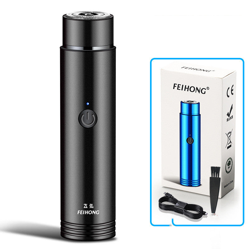 Mini Portable Electric Shaver, USB Rechargeable for Home and Car