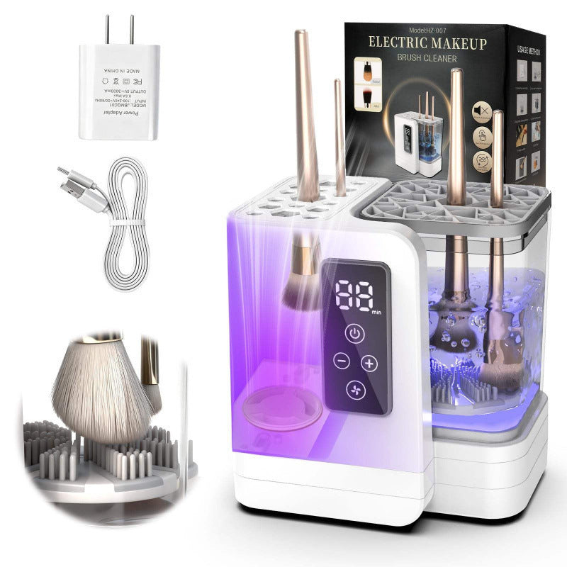 Rechargeable Electric Makeup Brush Cleaner With Drying Function