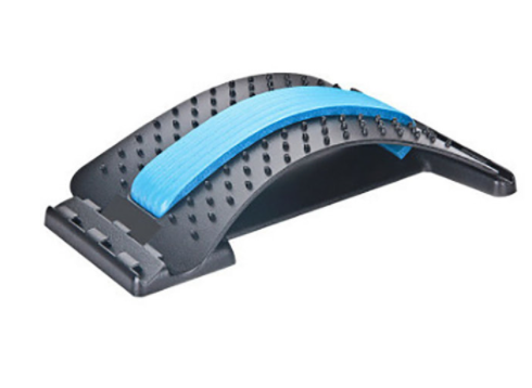 Adjustable Back Stretcher with Massage Points for Waist and Neck