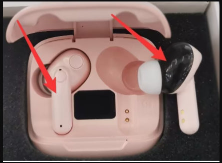 Mini Transparent Wireless Earbuds With LED Power Display
