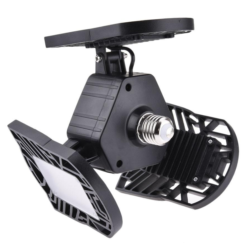 Deformable Garage Light 60W LED Radar Sensor for Warehouse and Home