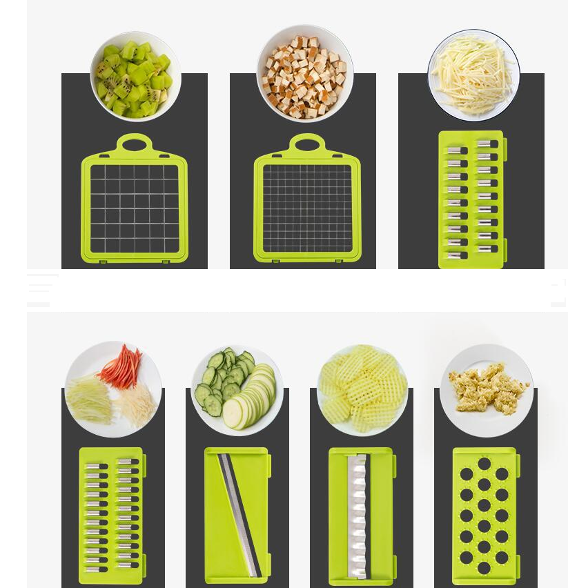 Multifunctional Vegetable Cutter and Spiraliser for Home Kitchens