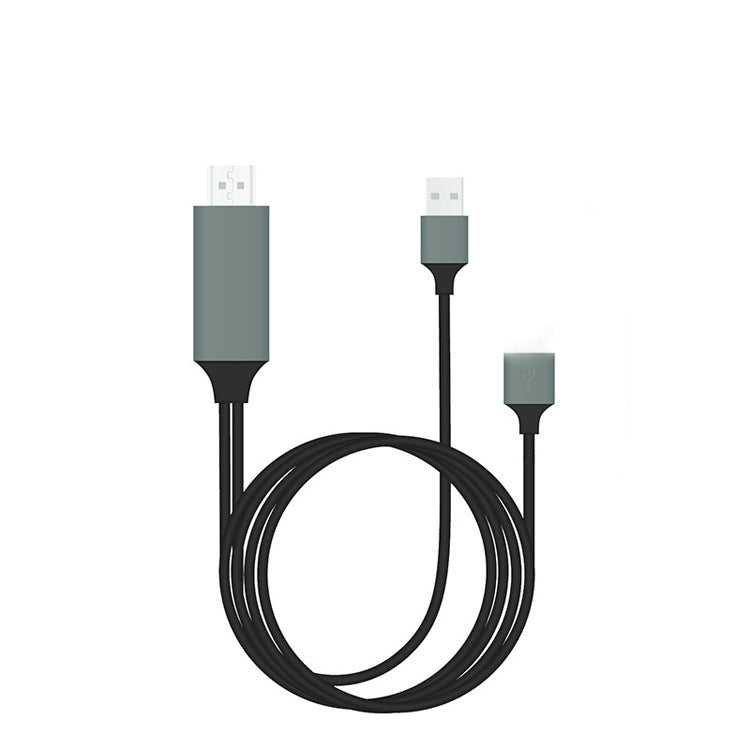 3-in-1 Type-C to HDMI Phone Screen Mirroring Cable, 2m