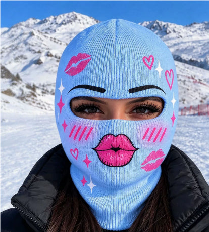 Printed Novelty Ski Mask Balaclava For Cycling And Outdoors