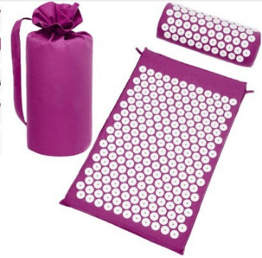 Acupressure Yoga Cushion and Massage Pillow, Spike Mat for Home Relaxation