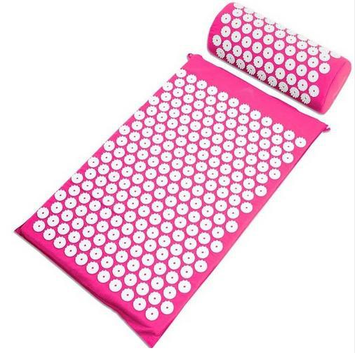 Acupressure Yoga Cushion and Massage Pillow, Spike Mat for Home Relaxation