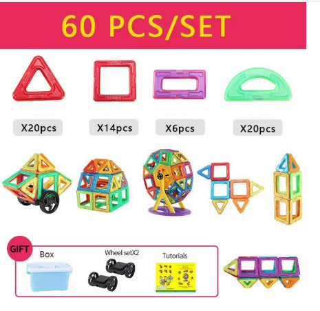 Magnetic Building Blocks Set For Kids, Creative Construction Toy