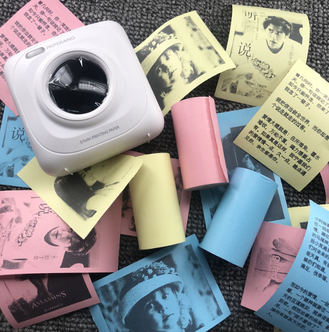 Mini Bluetooth Thermal Label and Photo Printer for Phones
