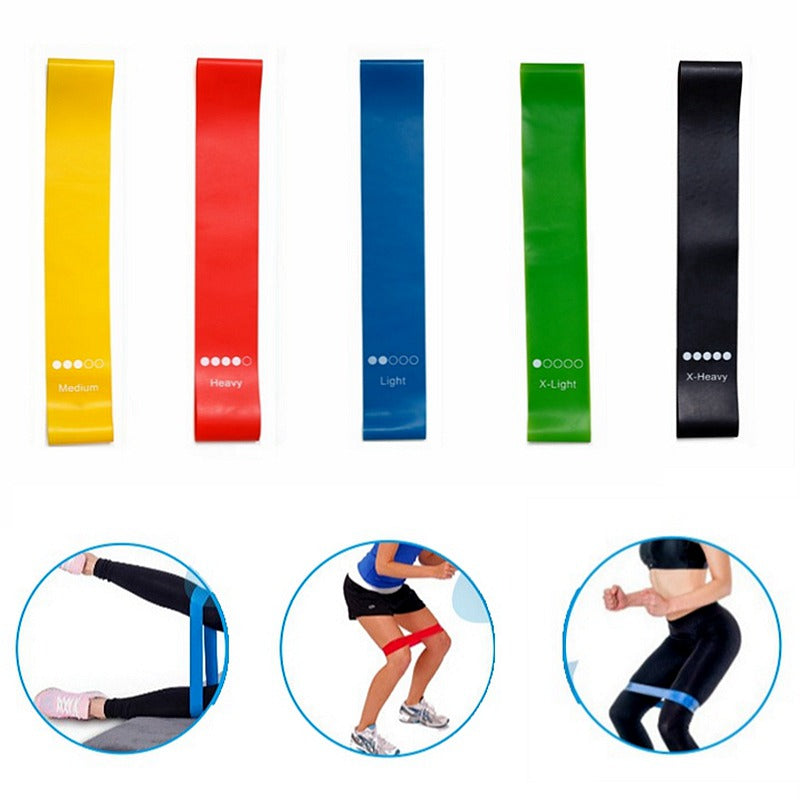 Yoga Resistance Rubber Bands for Pilates and Home Fitness