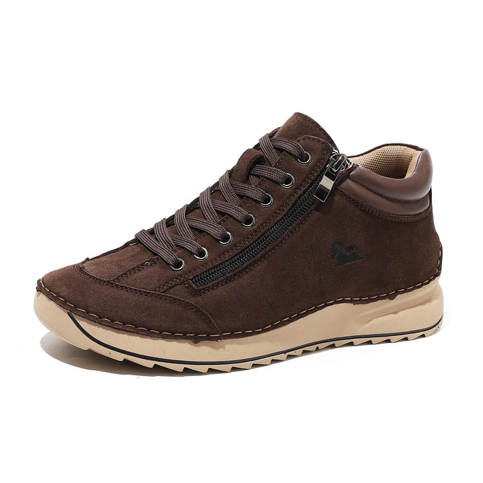 Women's Flat Casual Dress Shoes in Soft Leather-Look with Six Colours
