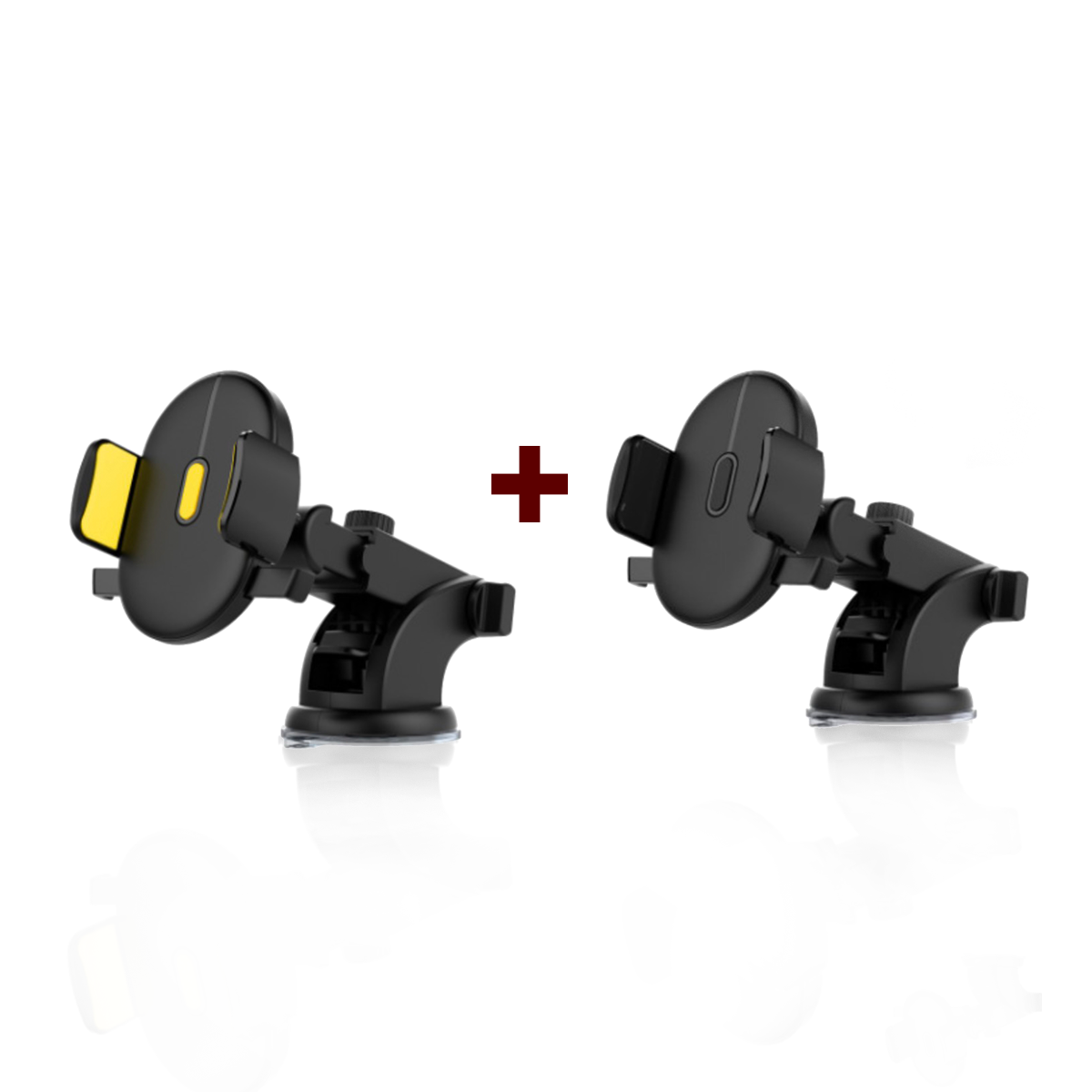 Telescopic Car Phone Holder with Long Rod and Suction Cup