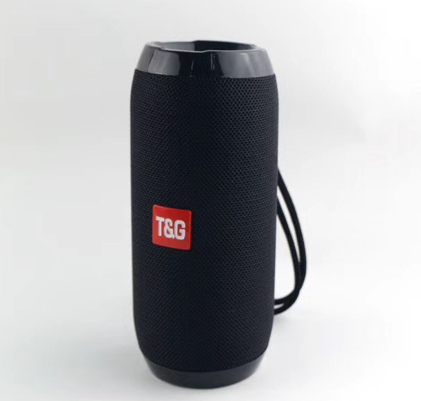 Portable 10W Waterproof Bluetooth Speaker with Subwoofer and LED Lights