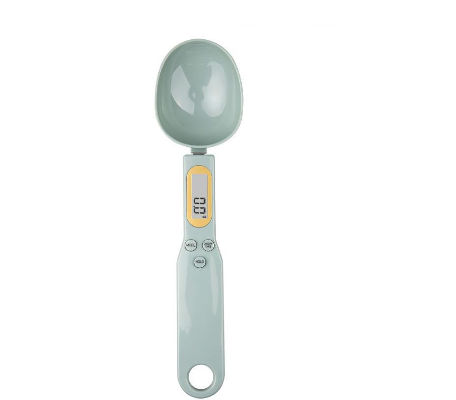 Compact Digital Kitchen Scale and Measuring Spoon, 500g