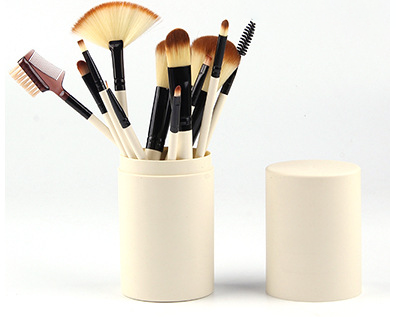 12-Piece Makeup Brush Set for Blush, Eyeshadow and Highlighter