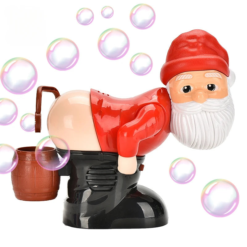 Electric Santa Claus Bubble Machine with Music and Lights