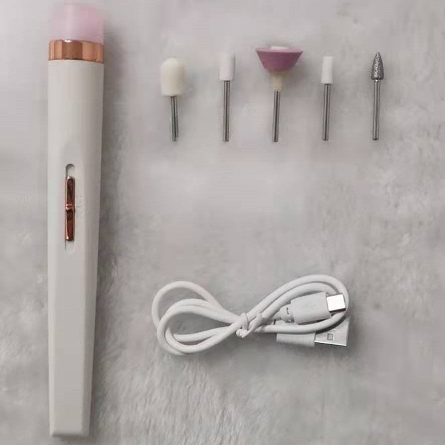 5-in-1 Cordless Electric Nail Drill Set with LED Light