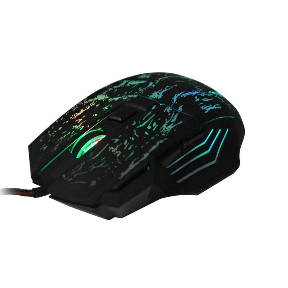 Computer Gaming Mouse with Comfortable Grip for PC and Laptop
