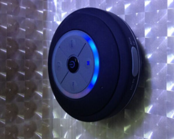 Mini Waterproof Bluetooth LED Speaker with Built-In Microphone