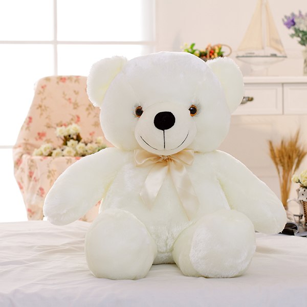 Light Up LED Teddy Bear Plush Toy with Colourful Glow