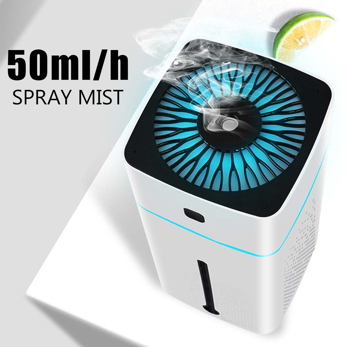 Air Purifier and Humidifier for Bedroom, Quiet USB Powered Mini Unit