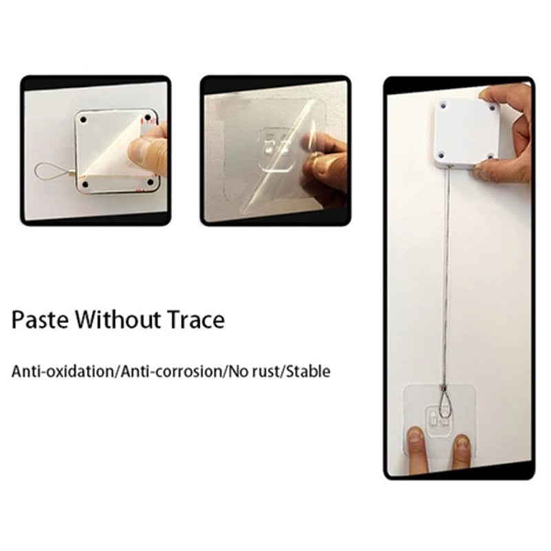 Punch-Free Automatic Door Closer For Glass And Sliding Doors