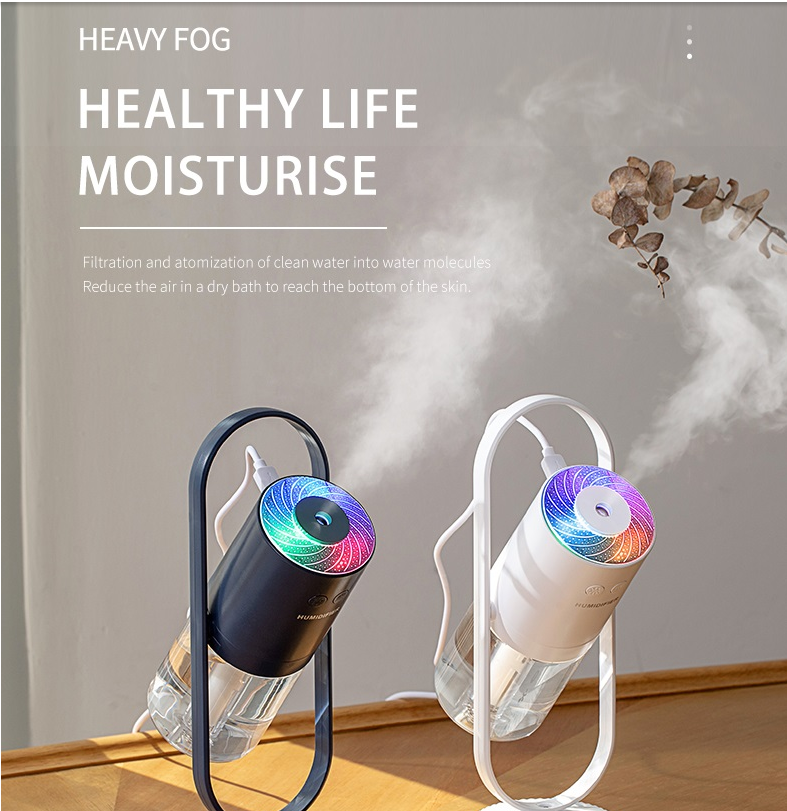 USB Air Humidifier With Projection Night Light, Ultrasonic