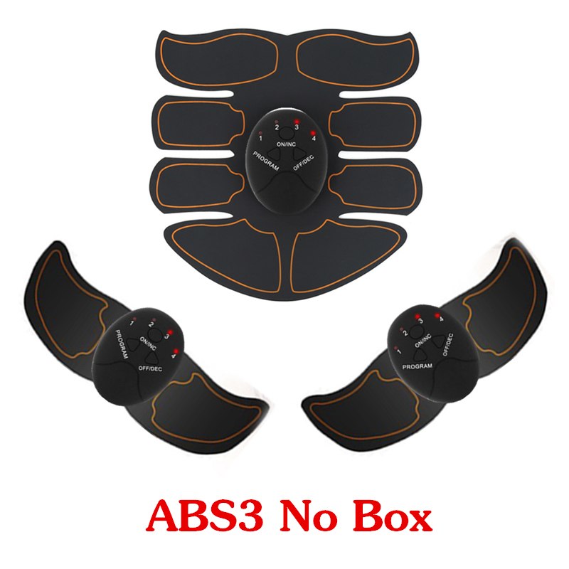 EMS Abs Trainer Stickers, Rechargeable Muscle Toning Pads for Home
