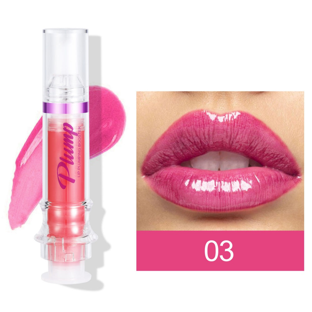 Glossy Tube Lip Gloss, Rich Colour Mirror Finish Liquid