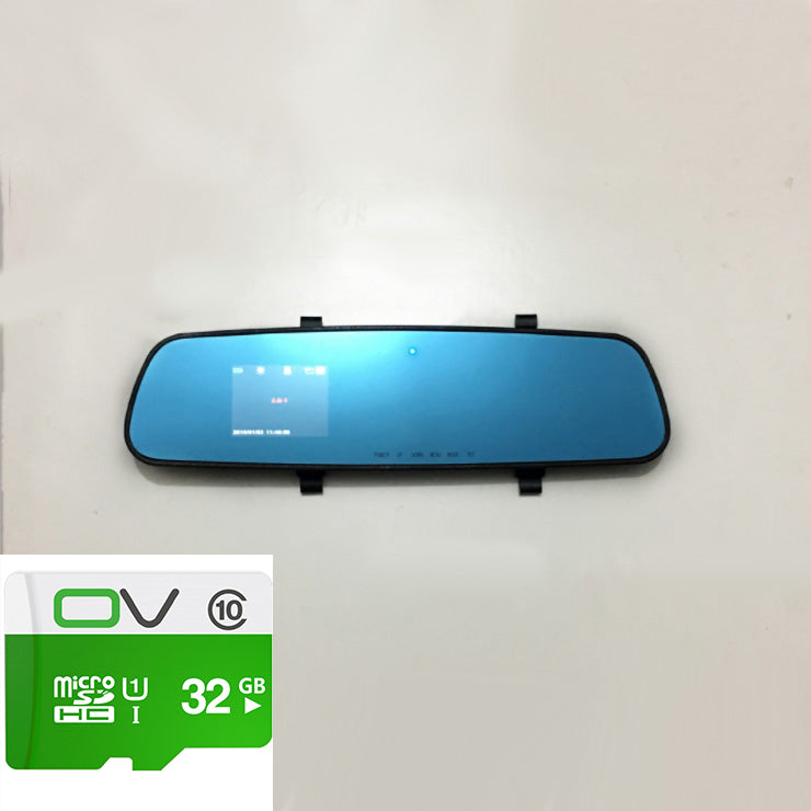 1080P HD Rear View Mirror Dash Cam with Motion Detection