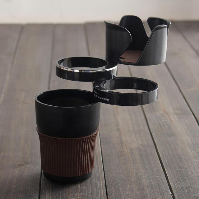 Rotating Car Door Cup Holder for Drinks, Bottles and Cans