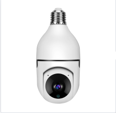 1080P WiFi Bulb Security Camera With 4X Zoom And Motion Alarm