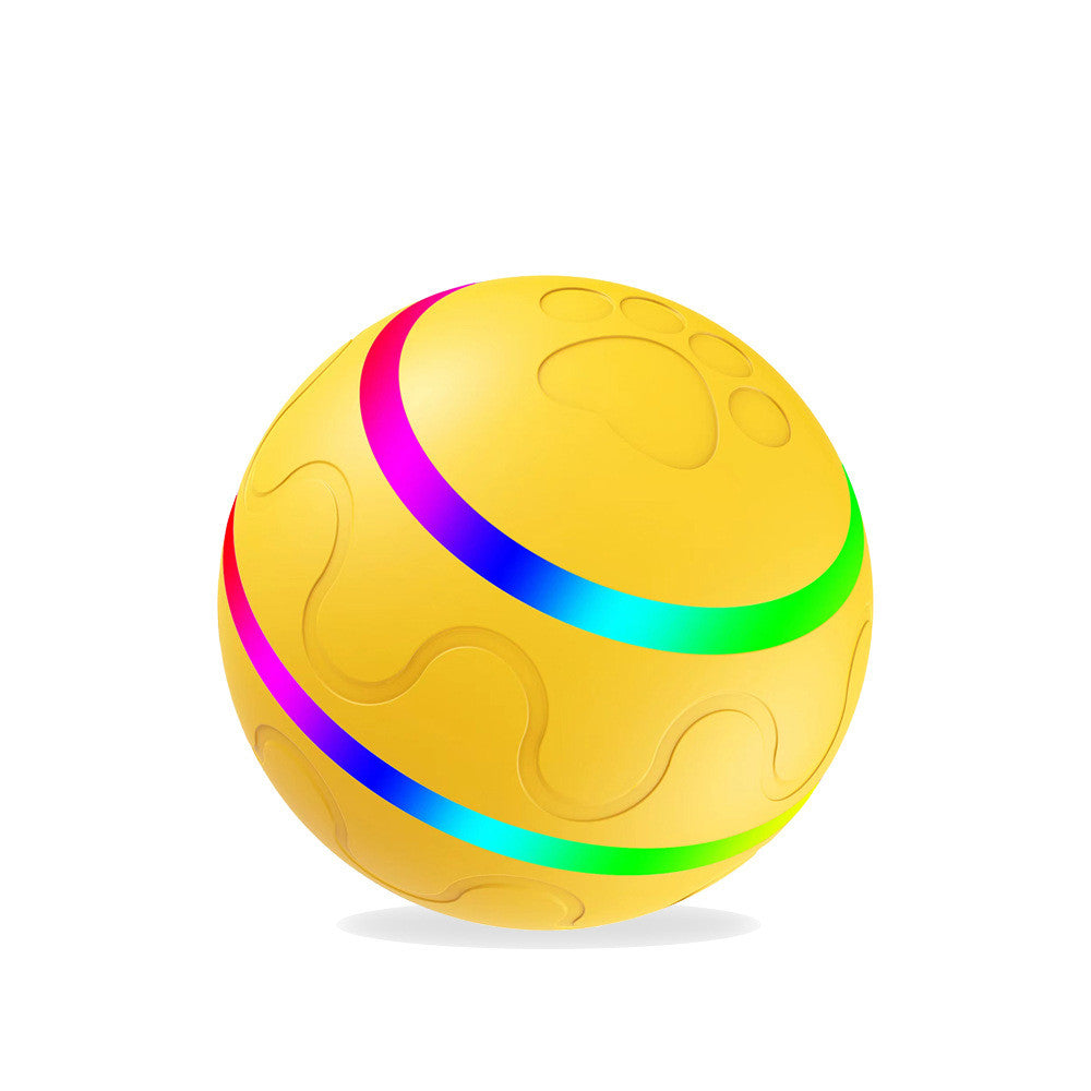 USB Rechargeable Smart Cat Ball Toy, Self-Rotating Interactive Play